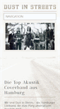Mobile Screenshot of dust-in-streets.de